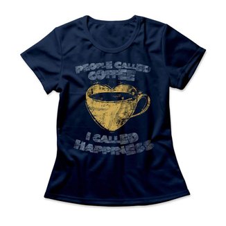 Camiseta Feminina Coffee Happiness