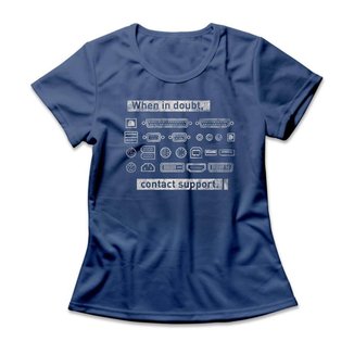 Camiseta Feminina Computer Ports
