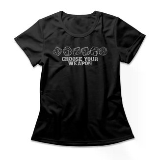 Camiseta Feminina Dice Weapons