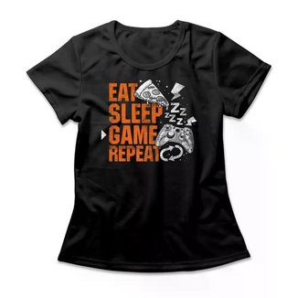Camiseta Feminina Game Repeat