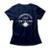 Camiseta Feminina I Don't Care - Azul Escuro