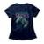 Camiseta Feminina Play Fictional Games - Azul+Marinho