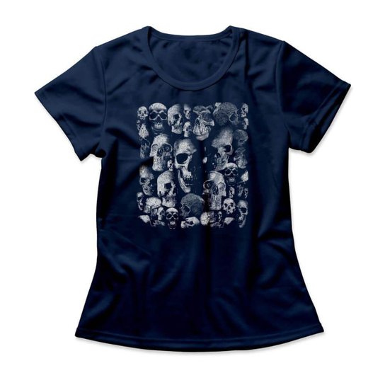 Camiseta Feminina Skull Pattern