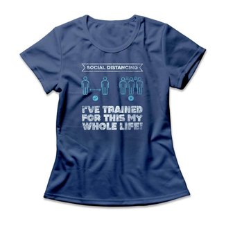 Camiseta Feminina Social Distancing