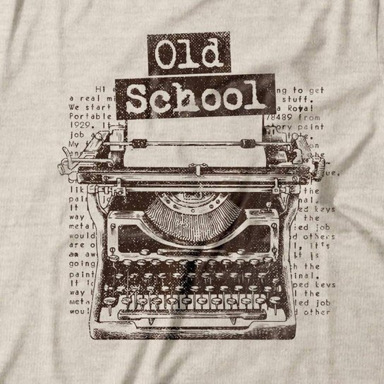 Camiseta Feminina Typewriter