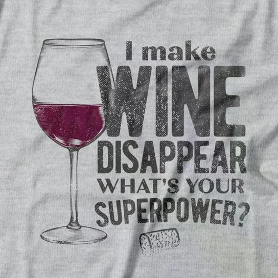 Camiseta Feminina Wine Disappear