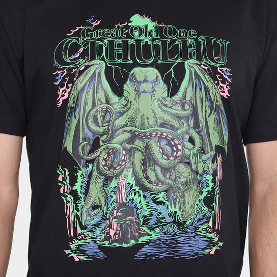 Camiseta Great Old One + Kit Meias Cano Longos