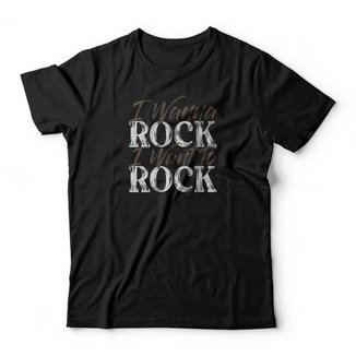 Camiseta I Wanna Rock