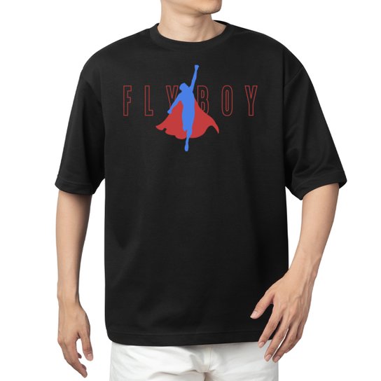 Camiseta Jovem Nerd Flyboy Oversized Masculina