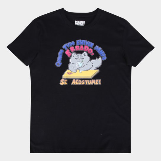 Camiseta Jovem Nerd Frase Desmotivacional