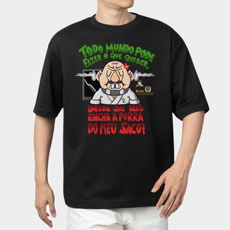 Camiseta Jovem Nerd Frase Sr. K Oversized Masculina