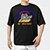 Camiseta Jovem Nerd Oversized Frase Desmotivacional Masculina - Preto