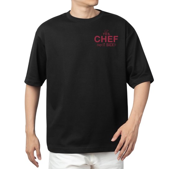Camiseta Jovem Nerd Yes, Chef Oversized