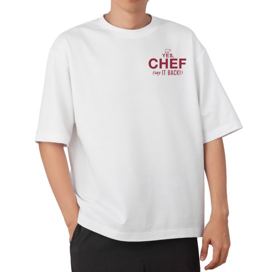 Camiseta Jovem Nerd Yes, Chef Oversized