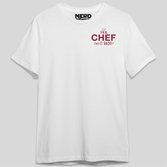 Camiseta Jovem Nerd Yes Chef