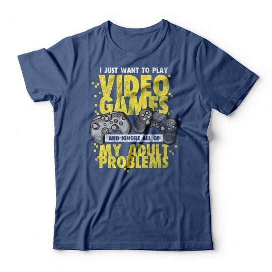 Camiseta Just Play Videogames