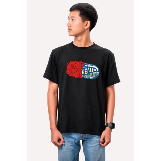 Camiseta Nerd Chic Akira Good For Health Bad For Education