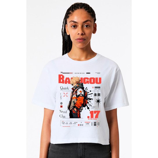 Camiseta Nerd Chic Bakugou - My Hero Academia