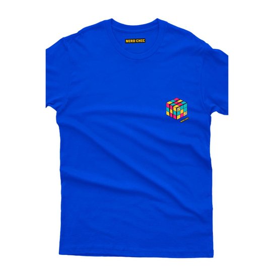 Camiseta Nerd Chic Cubo De Rubik