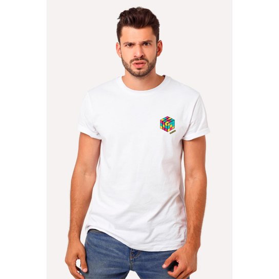 Camiseta Nerd Chic Cubo De Rubik