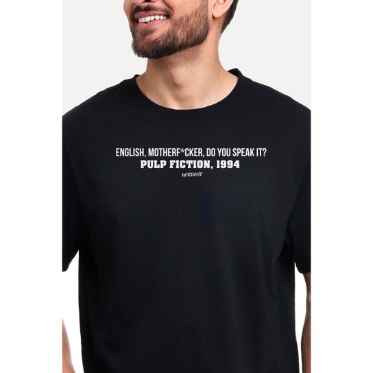 Camiseta Nerd Chic English M.. Do you Speek it? Pulp Fiction Nerd