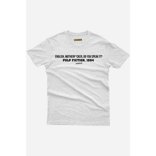 Camiseta Nerd Chic English M.. Do you Speek it? Pulp Fiction Nerd