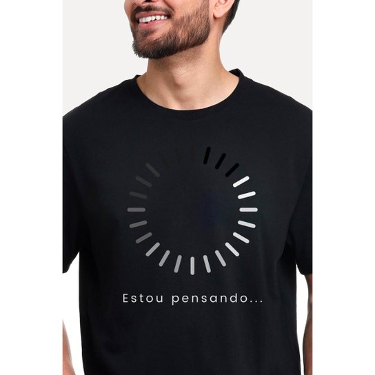 Camiseta Nerd Chic estou pensando.