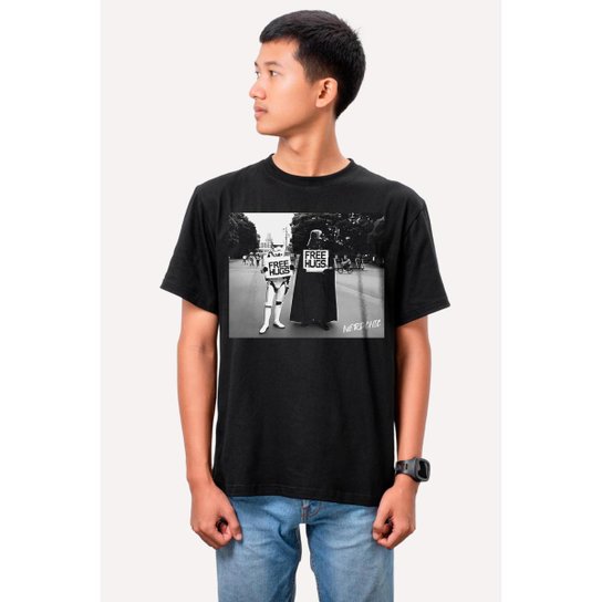 Camiseta Nerd Chic Geek - Free Hugs Vader by Moda Geek