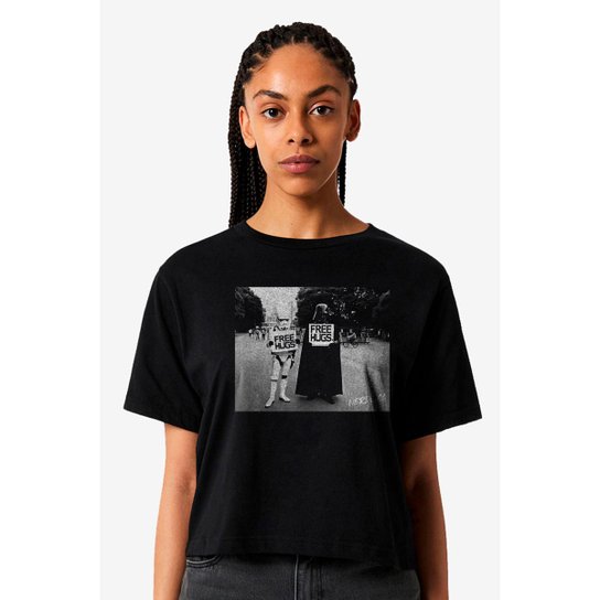 Camiseta Nerd Chic Geek - Free Hugs Vader by Moda Geek