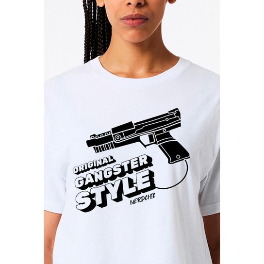 Camiseta Nerd Chic Geek Gamer Original Gangster Style
