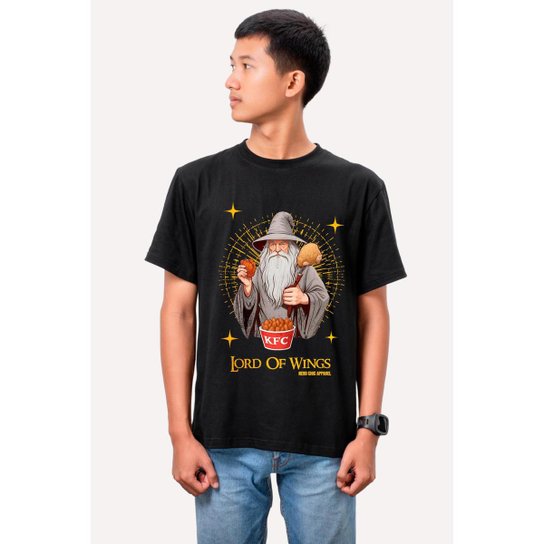 Camiseta Nerd Chic Geek Lord Of Wings Classic