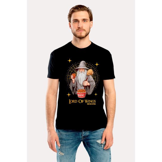 Camiseta Nerd Chic Geek Lord Of Wings Classic