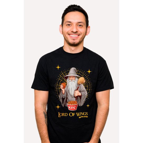 Camiseta Nerd Chic Geek Lord Of Wings Classic