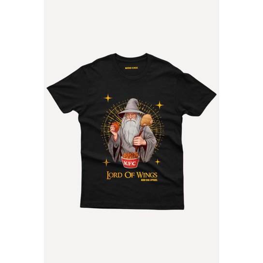Camiseta Nerd Chic Geek Lord Of Wings Classic