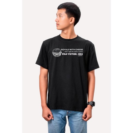 Camiseta Nerd Chic Geek Royale With Cheese Pulp Fiction By