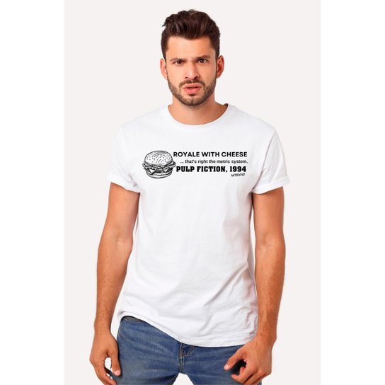 Camiseta Nerd Chic Geek Royale With Cheese Pulp Fiction By