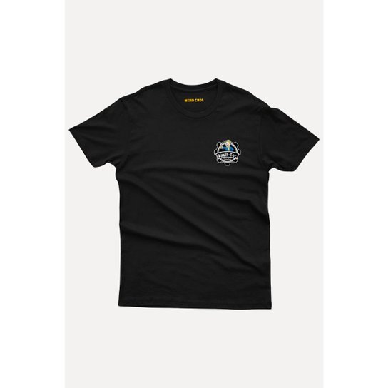 Camiseta Nerd Chic Geek Vault-Tec Industries Pocket by