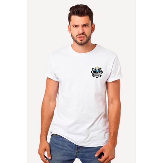 Camiseta Nerd Chic Geek Vault-Tec Industries Pocket by