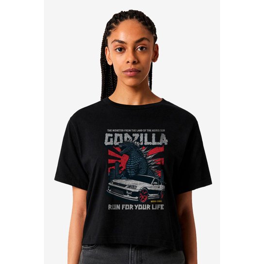 Camiseta Nerd Chic Godzilla, O Rei Dos Monstros