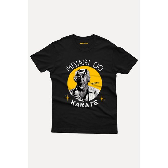 Camiseta Nerd Chic Miyagi DO Karate Moda Geek e Nerd Dojo 100% Algodão