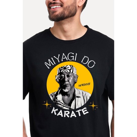 Camiseta Nerd Chic Miyagi DO Karate Moda Geek e Nerd Dojo 100% Algodão