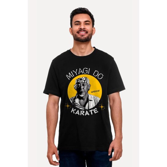 Camiseta Nerd Chic Miyagi DO Karate Moda Geek e Nerd Dojo 100% Algodão