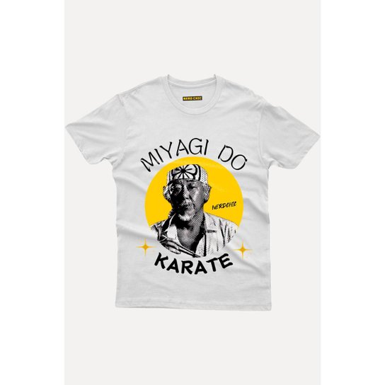 Camiseta Nerd Chic Miyagi DO Karate Moda Geek e Nerd Dojo 100% Algodão