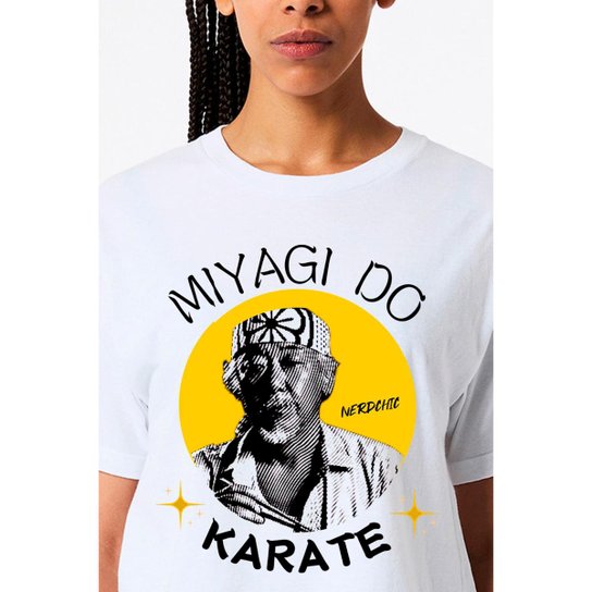 Camiseta Nerd Chic Miyagi DO Karate Moda Geek e Nerd Dojo 100% Algodão