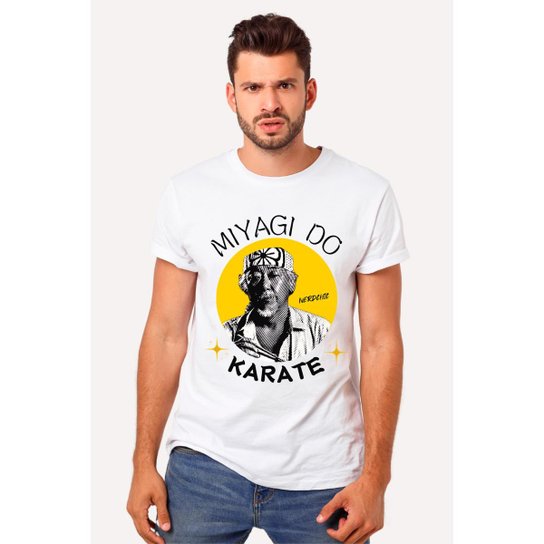 Camiseta Nerd Chic Miyagi DO Karate Moda Geek e Nerd Dojo 100% Algodão