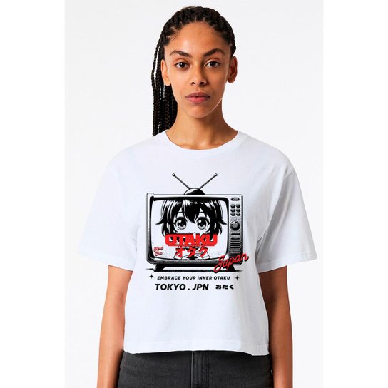 Camiseta Nerd Chic Otaku Anime e Kawaii camiseta Geek e Nerd