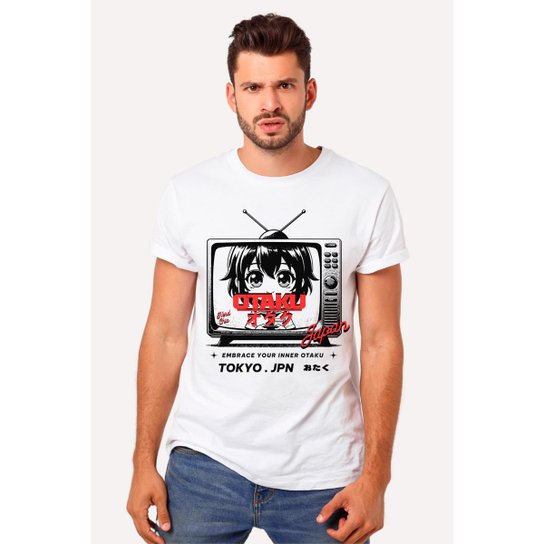 Camiseta Nerd Chic Otaku Anime e Kawaii camiseta Geek e Nerd