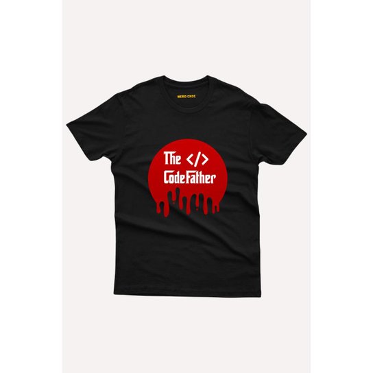Camiseta Nerd Chic Programador The Code Father