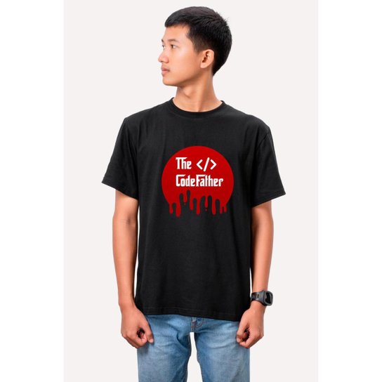 Camiseta Nerd Chic Programador The Code Father