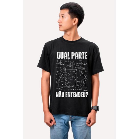 Camiseta Nerd Chic Qual Parte Não Entendeu